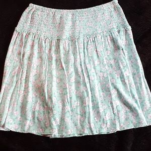 G*psy & Jade Blue Floral Skirt
